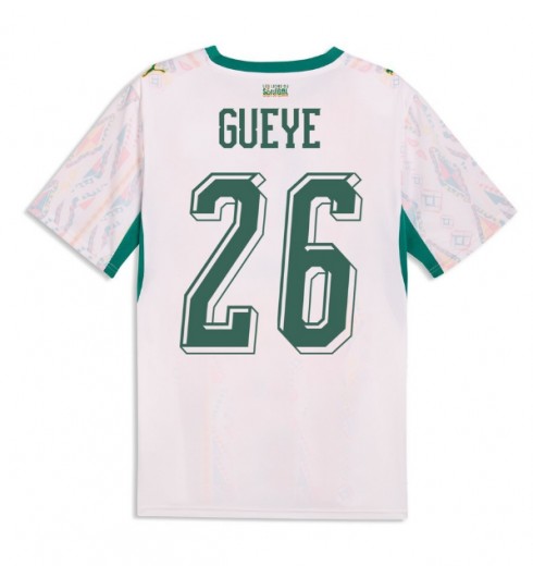 Senegal Pape Gueye #26 Kotipaita MM-kisat 2026 Lyhythihainen Senegal Pape Gueye #26 Kotipaita MM-kisat 2026 Lyhythihainen